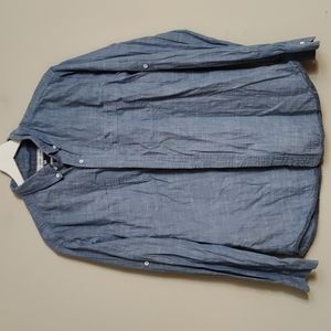 ⭐PD&C long sleeve denim style button up L
